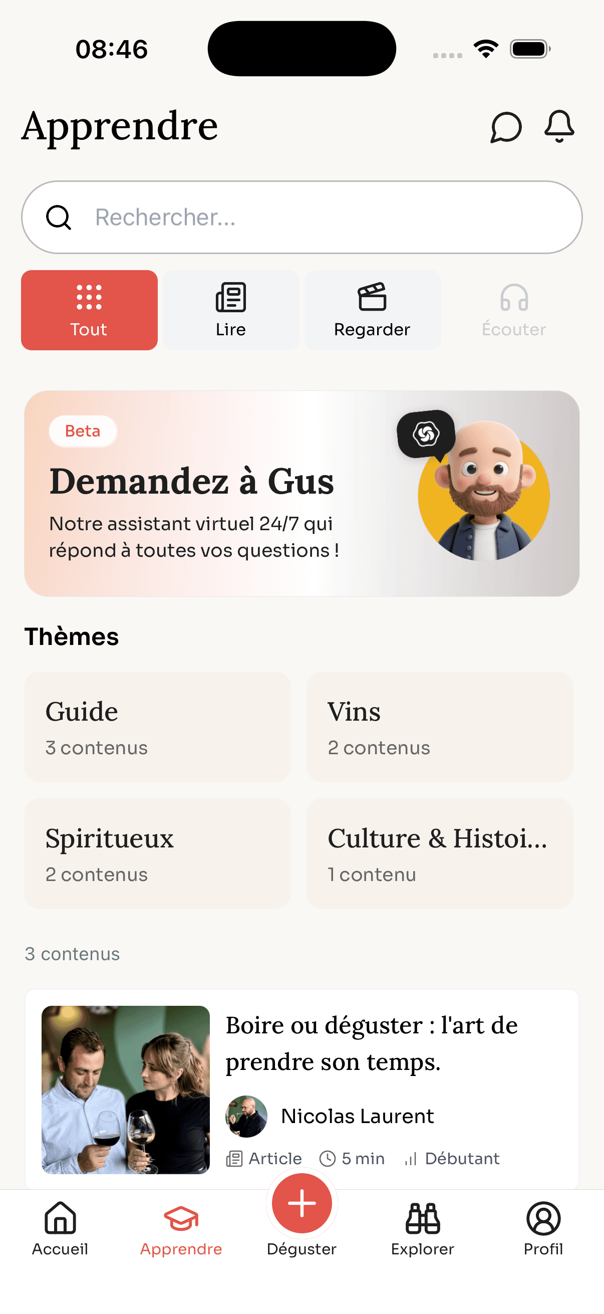 Progresse à ton rythme.